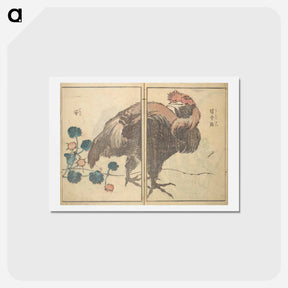 アートポストカード-Katsushika Hokusai's eagle - 葛飾 北斎 Postcard.