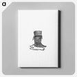 アートパネル-Eskimo Boots and Shoes of Different Ornaments from The American North Pole Expedition
 - 大英図書館 Canvas.