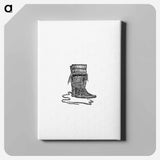 アートパネル-Eskimo Boots and Shoes of Different Ornaments from The American North Pole Expedition
 - 大英図書館 Canvas.