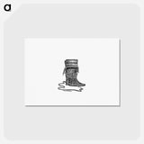 アートポストカード-Eskimo Boots and Shoes of Different Ornaments from The American North Pole Expedition
 - 大英図書館 Postcard.