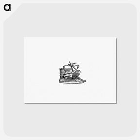 アートポストカード-Eskimo Boots and Shoes of Different Ornaments
 - 大英図書館 Postcard.