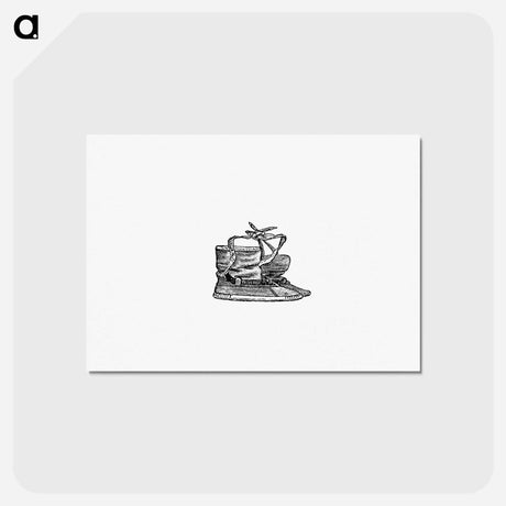 アートポストカード-Eskimo Boots and Shoes of Different Ornaments
 - 大英図書館 Postcard.