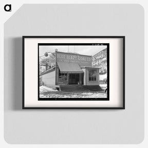 アートポスター-Company store in coal town. Consumers, near Price, Utah. - ドロテア ラング Poster.