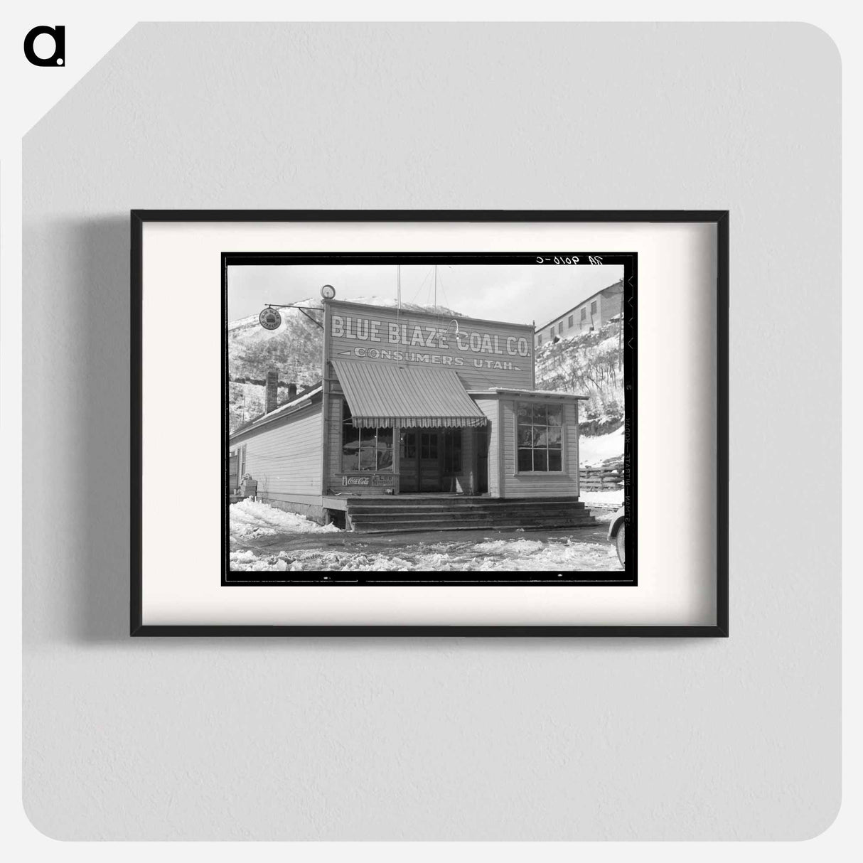 Company store in coal town. Consumers, near Price, Utah. - Dorothea Lange Poster.