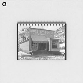 アートメモ帳-Company store in coal town. Consumers, near Price, Utah. - ドロテア ラング Memo.
