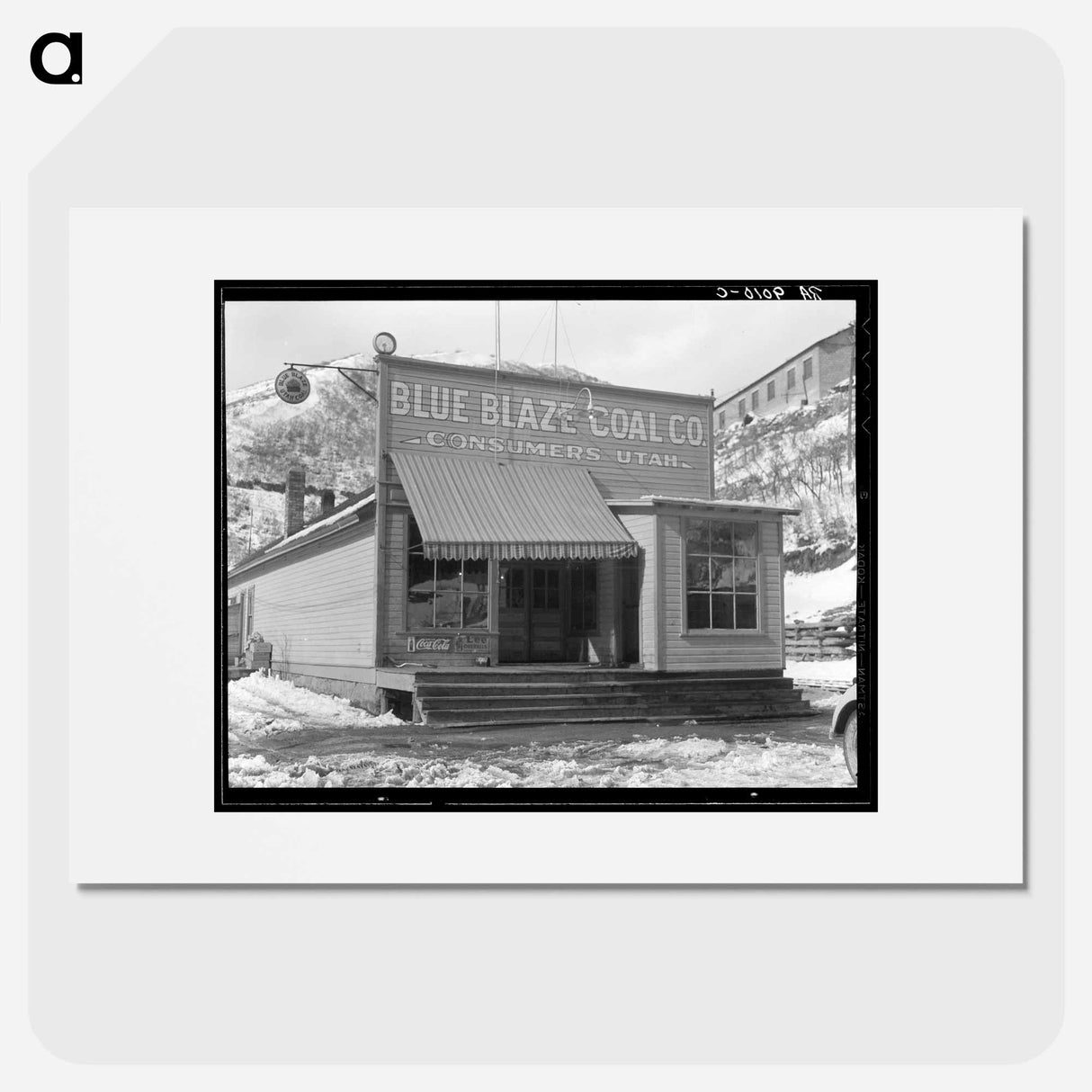 Company store in coal town. Consumers, near Price, Utah. - Dorothea Lange Poster.