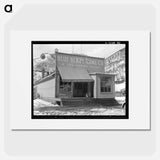 Company store in coal town. Consumers, near Price, Utah. - Dorothea Lange Poster.