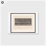 アートポストカード-Ascending Figures
 - エドワード マイブリッジ Postcard.