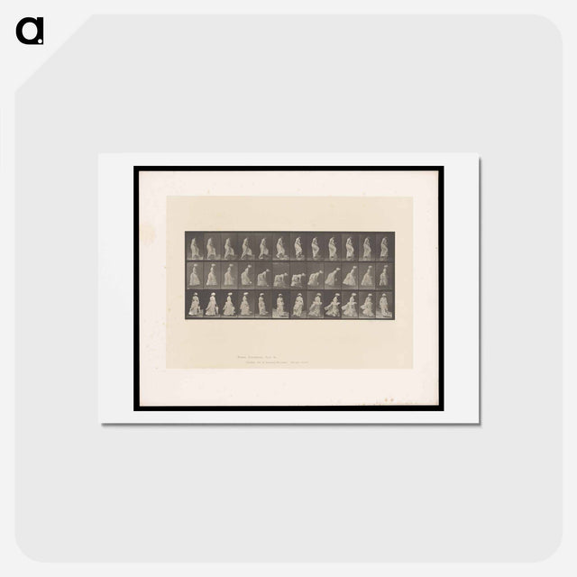 アートポストカード-Ascending Figures
 - エドワード マイブリッジ Postcard.