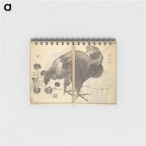 アートメモ帳-Old Manji’s Cursive Picture Album - 葛飾 北斎 Memo.