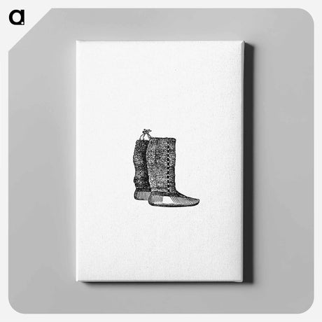 アートパネル-Eskimo Boots and Shoes of Different Ornaments
 - 大英図書館 Canvas.