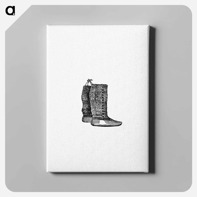 アートパネル-Eskimo Boots and Shoes of Different Ornaments
 - 大英図書館 Canvas.