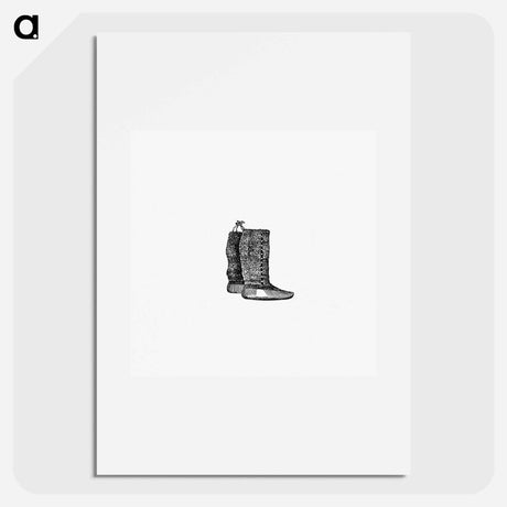 アートポスター-Eskimo Boots and Shoes of Different Ornaments
 - 大英図書館 Poster.