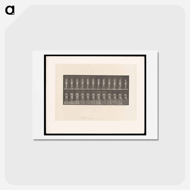 アートポストカード-Woman Walking
 - エドワード マイブリッジ Postcard.