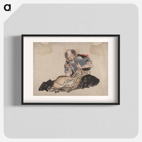 アートポスター-Katsushika Hokusai’s Album of Sketches - 葛飾 北斎 Poster.