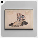 Katsushika Hokusai's Album of Sketches - Katsushika Hokusai Canvas.