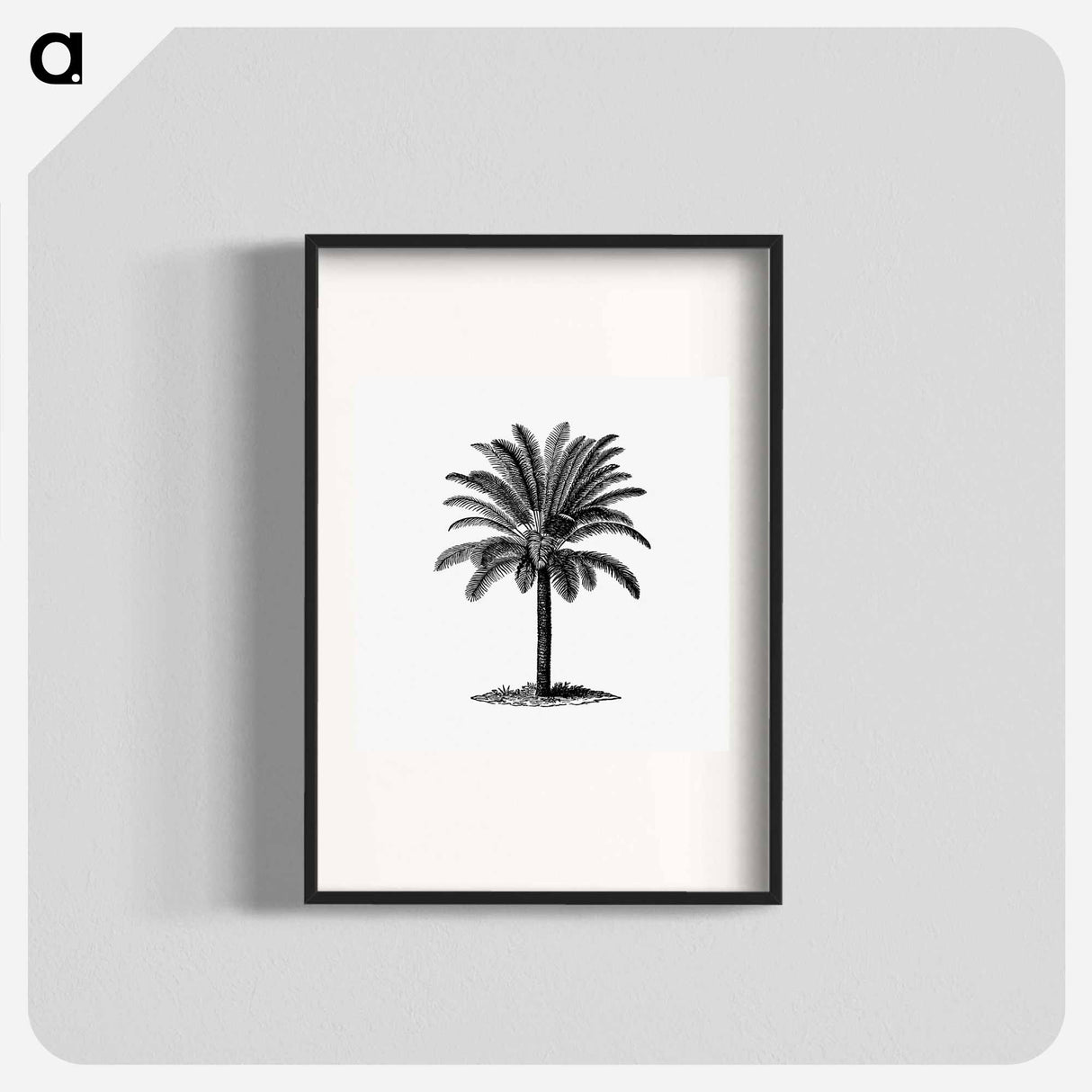 アートポスター-Palm Tree Engraving
 - 大英図書館 Poster.