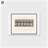アートポストカード-Prowling Tiger
 - エドワード マイブリッジ Postcard.