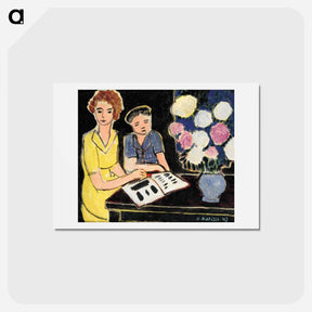 アートポストカード-La Lecture - アンリ マティス Postcard.