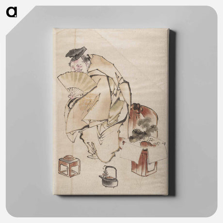 アートパネル-Album of Sketches by Katsushika Hokusai and His Disciples - 葛飾 北斎 Canvas.