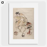 アートポスター-Album of Sketches by Katsushika Hokusai and His Disciples - 葛飾 北斎 Poster.
