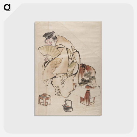 アートポストカード-Album of Sketches by Katsushika Hokusai and His Disciples - 葛飾 北斎 Postcard.