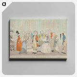 アートパネル-The Ladies Register Office for Tall Footmen
 - イェール大学アートギャラリー Canvas.