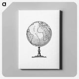 アートパネル-Victorian Atlas Engraving
 - 大英図書館 Canvas.