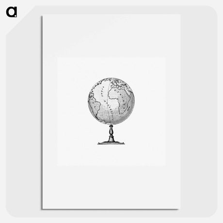 アートポスター-Victorian Atlas Engraving
 - 大英図書館 Poster.