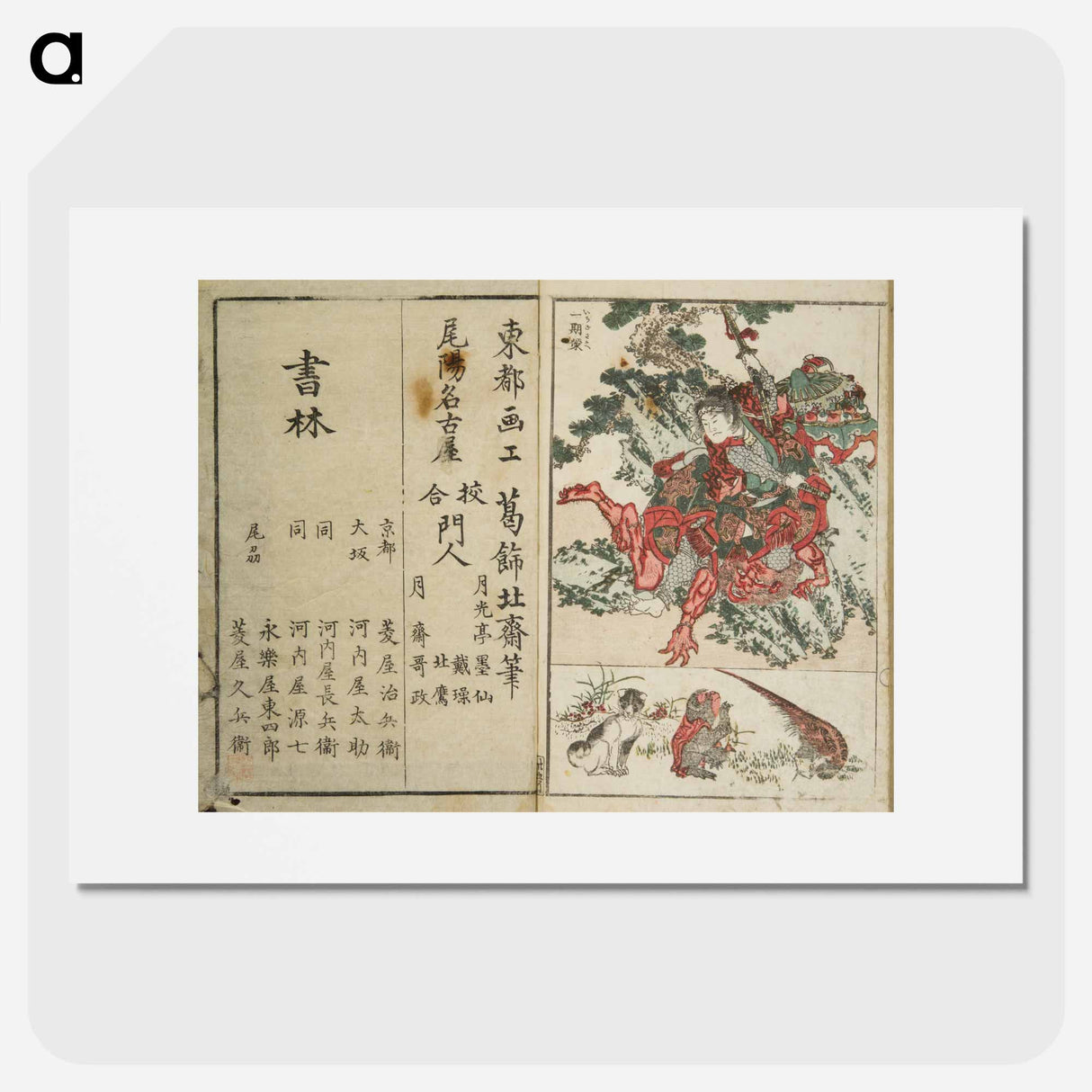 Hokusai's perfect pictures at a glance - Katsushika Hokusai Poster.
