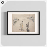 アートポスター-Katsushika Hokusai’s Japanese women. Album of Sketches - 葛飾 北斎 Poster.