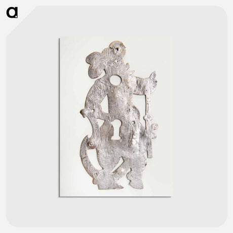 アートポストカード-Keyhole Escutcheon
 - バーンズ・コレクション Postcard.
