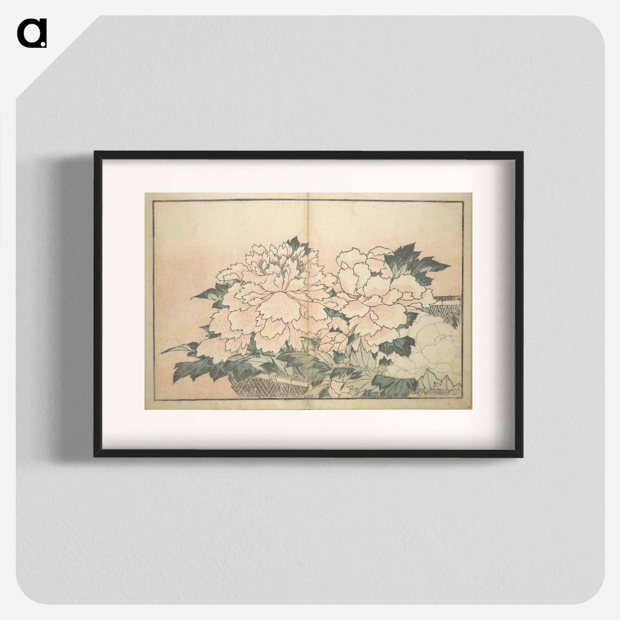 A Realistic Sketchbook by Hokusai - Katsushika Hokusai Poster.