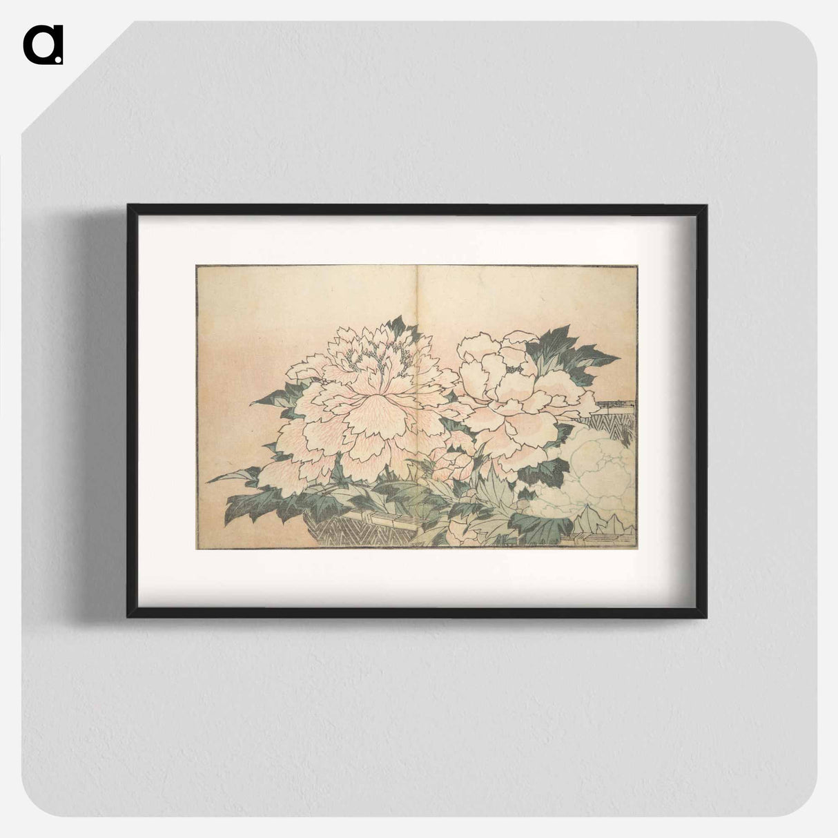 アートポスター-A Realistic Sketchbook by Hokusai - 葛飾 北斎 Poster.