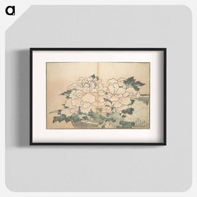 アートポスター-A Realistic Sketchbook by Hokusai - 葛飾 北斎 Poster.