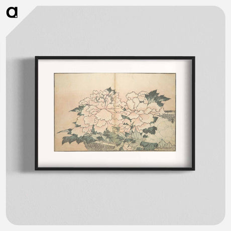 アートポスター-A Realistic Sketchbook by Hokusai - 葛飾 北斎 Poster.