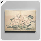 A Realistic Sketchbook by Hokusai - Katsushika Hokusai Canvas.
