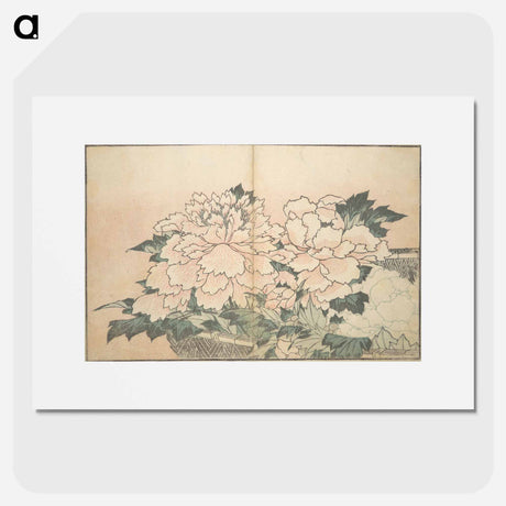 アートポスター-A Realistic Sketchbook by Hokusai - 葛飾 北斎 Poster.