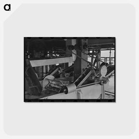 アートポストカード-Wife of Pea Farmer at Vinery
 - ラッセル リー Postcard.