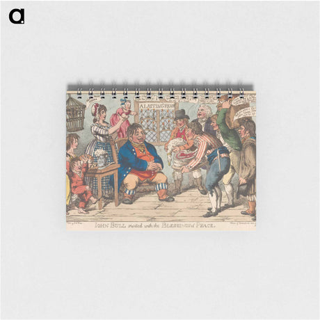 アートメモ帳-John Bull Visited With the Blessings of Peace
 - イェール大学アートギャラリー Memo.