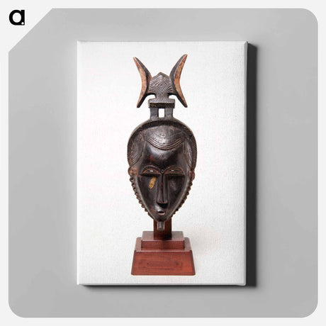 アートパネル-Mask: Portrait of a Man with Weaving Shuttles (Mblo)
 - バーンズ・コレクション Canvas.
