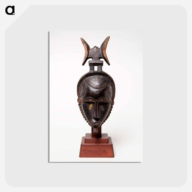 アートポストカード-Mask: Portrait of a Man with Weaving Shuttles (Mblo)
 - バーンズ・コレクション Postcard.