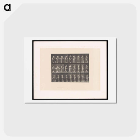 アートポストカード-Washing and Turning
 - エドワード マイブリッジ Postcard.