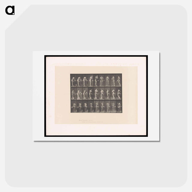 アートポストカード-Washing and Turning
 - エドワード マイブリッジ Postcard.