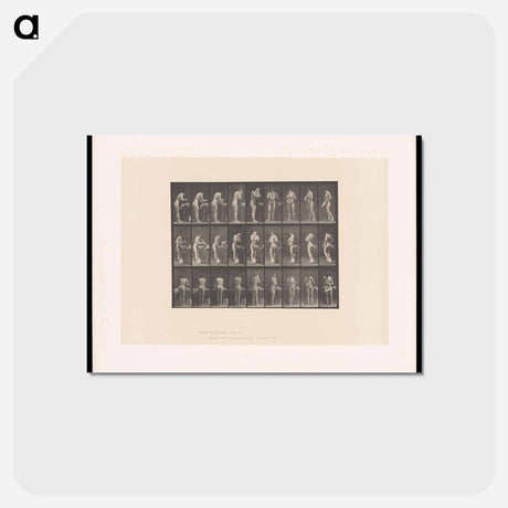アートポストカード-Washing and Turning
 - エドワード マイブリッジ Postcard.