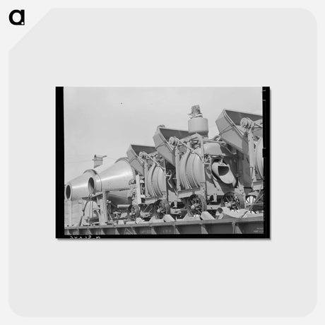 アートポストカード-Concrete Miners
 - ラッセル リー Postcard.