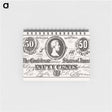 アートメモ帳-Confederate Fifty Cents
 - ボストン公共図書館 Memo.