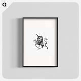 アートポスター-Unicorn Engraving
 - 大英図書館 Poster.