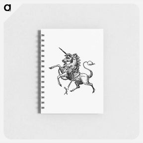 アートメモ帳-Unicorn Engraving
 - 大英図書館 Memo.