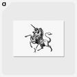 アートポストカード-Unicorn Engraving
 - 大英図書館 Postcard.